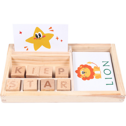 Wood Spelling Word Game