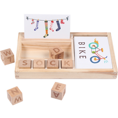 Wood Spelling Word Game