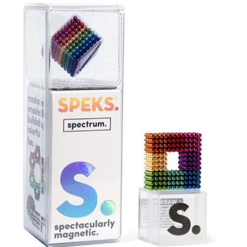 SPEKS SPECTRUM - RAINBOW ARRAY of Magnetic balls that meet Australian standards. Magnetic Putty without the Mess!
