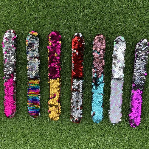 Sensory Reversible Sequin Slap Bands