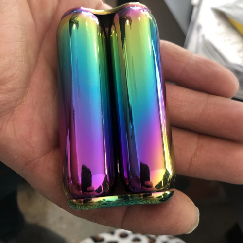 Oil Slick Rainbow Kaiko Infinity Handroller in zip case